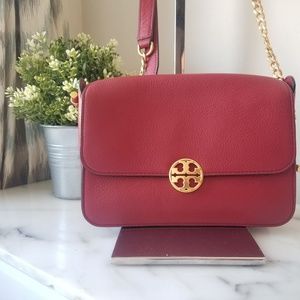 🛑SOLD•Preloved Tory Burch Chelsea Chain Crossbody
